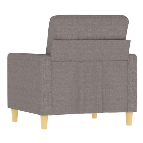 Lænestol 60 cm stof gråbrun