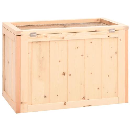 Hamsterbur 60x35,5x42 cm massivt fyrretræ