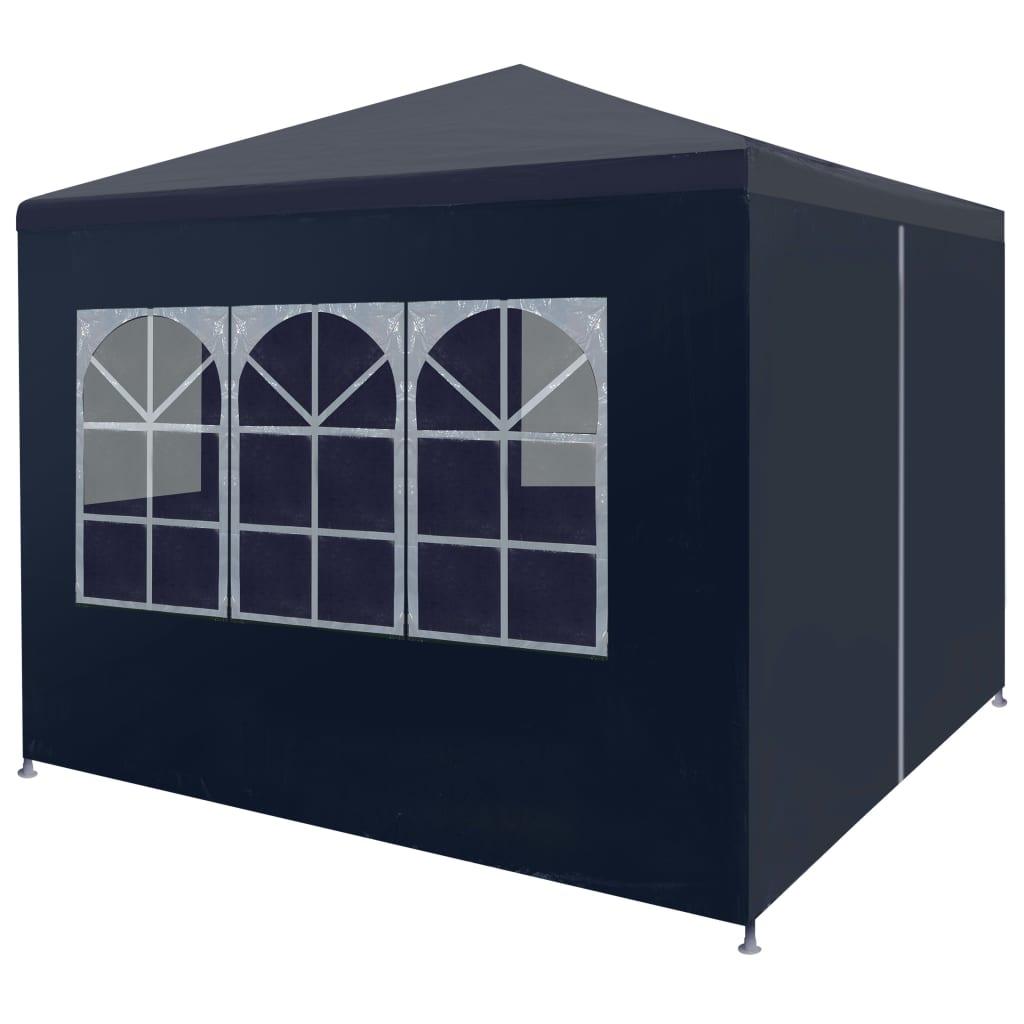 Festtelt 3 x 3 cm blå