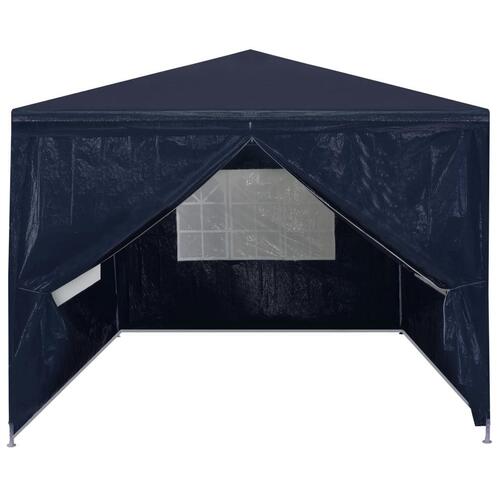 Festtelt 3 x 3 cm blå