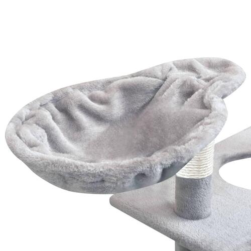 Kradsetræ til katte med sisal 150 cm grå