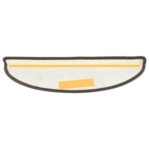 Trappemåtter 15 stk. 56x17x3 cm antracitgrå