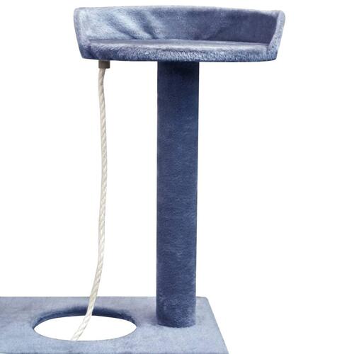 Kradsetræ med sisal til katte 150 cm mørkeblå