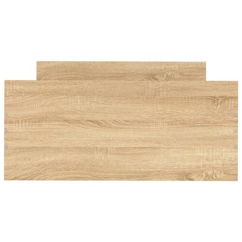 Sengeramme 90x200 cm uden madras konstrueret træ sonoma-eg