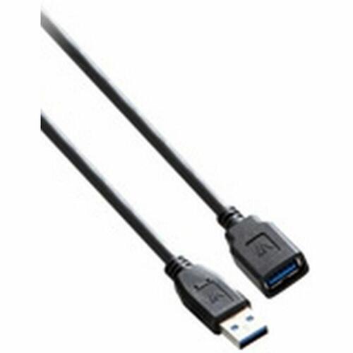 USB-kabel V7 V7E2USB3EXT-1.8M USB A Sort