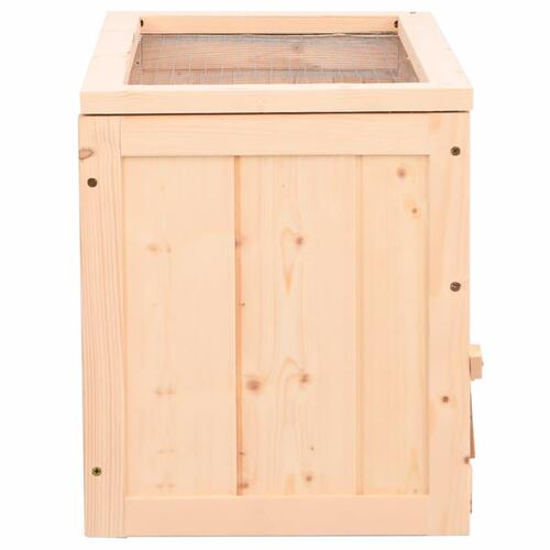 Hamsterbur 60x30x35 cm massivt fyrretræ