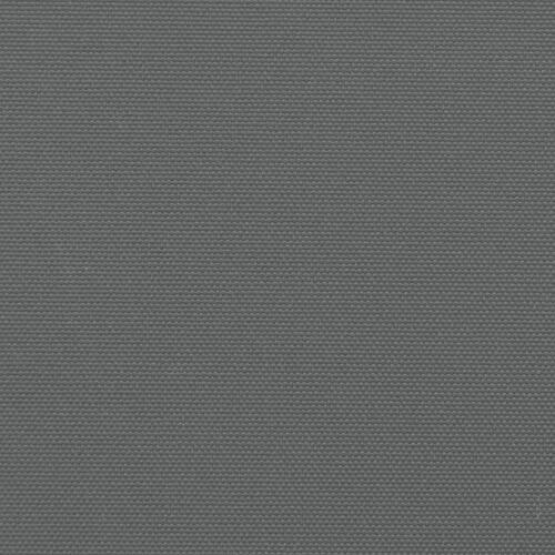 Sidemarkise 140x500 cm sammenrullelig antracitgrå