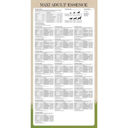 Luksustørfoder til hunde Maxi Adult Essence Beef & Chicken 15 kg