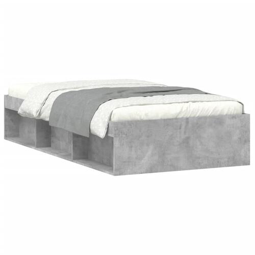 Sengeramme 90x190 cm betongrå