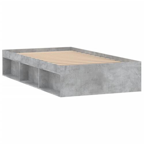 Sengeramme 90x190 cm betongrå