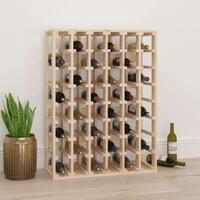 Vinreol 70x33x94 cm massivt fyrretræ