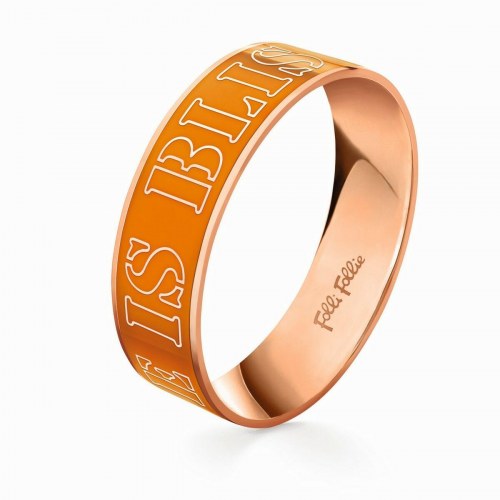 Armbånd i stål - Orange (ø 55 mm)