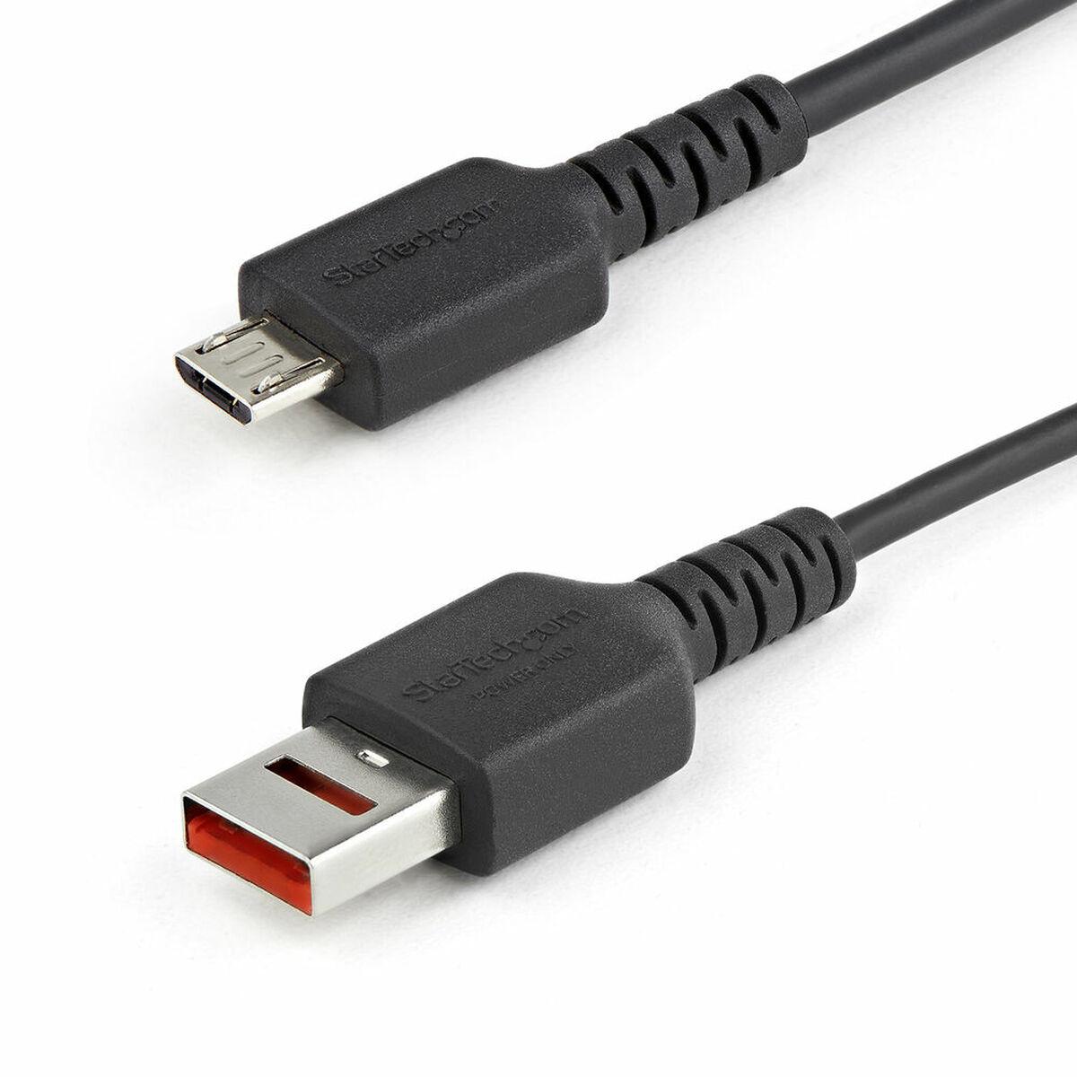 USB-kabel Startech USBSCHAU1M USB A Sort