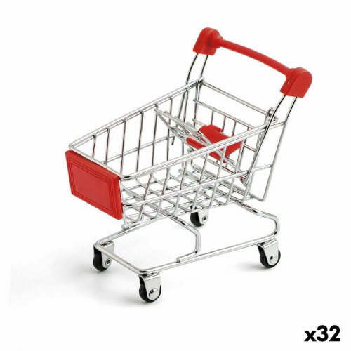 Kurv til præsentation af aperitiffer - Metal sporvogn, 12 × 11,5 × 8,5 cm (32 stk.)
