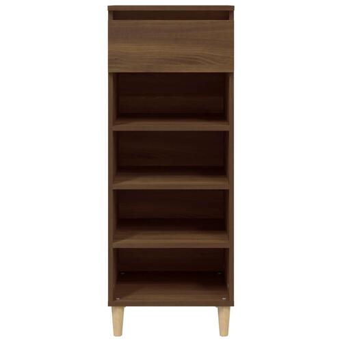 Skoreol 40x36x105 cm konstrueret træ brun egetræsfarve