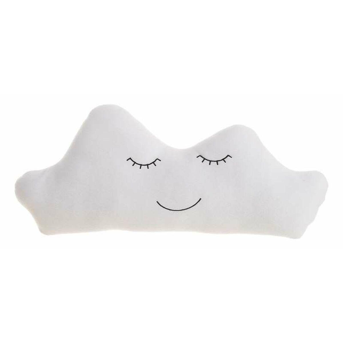 Pude Skyer 50 x 24 cm Hvid