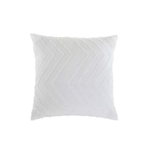 Pude Home ESPRIT Hvid 45 x 45 x 45 cm