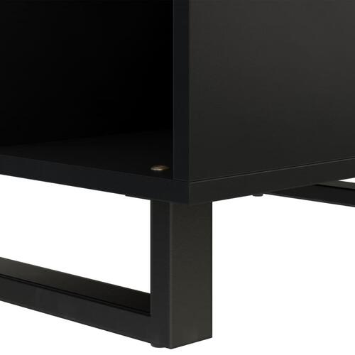 Sofabord 60x50x35 cm massivt genbrugstræ