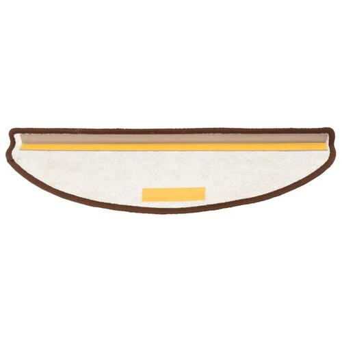 15 stk. trappemåtter 65x25 cm brun