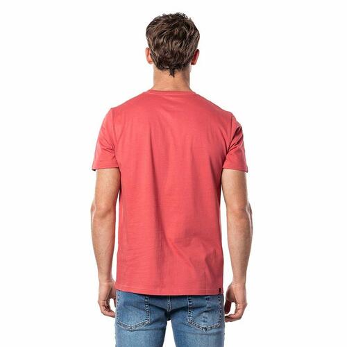 Kortærmet T-shirt til Mænd Rip Curl Hallmark Rød S