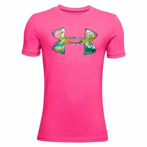 Børne Kortærmet T-shirt Under Armour UA Tech Pink 10-12 år