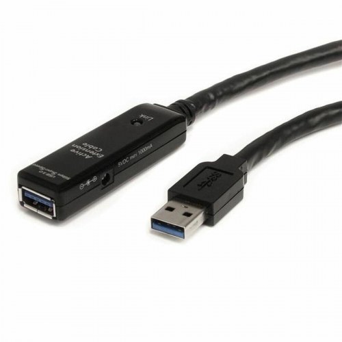 USB-kabel Startech USB 3.2 forlængerkabel 5 m - USB-A han til USB-A hun - Sort