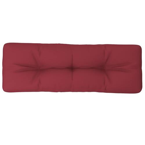 Pallehynde 120x40x12 cm stof vinrød
