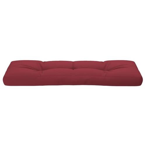 Pallehynde 120x40x12 cm stof vinrød