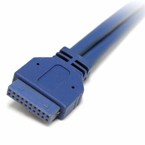 USB-kabel Startech USB3SPLATE IDC Blå