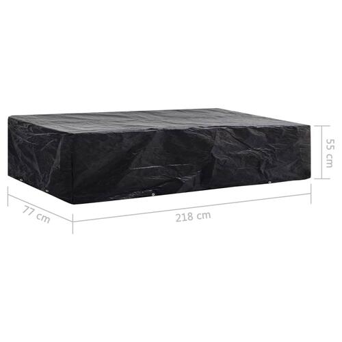 Overtræk til liggestol 8 snørehuller 218x77x55 cm