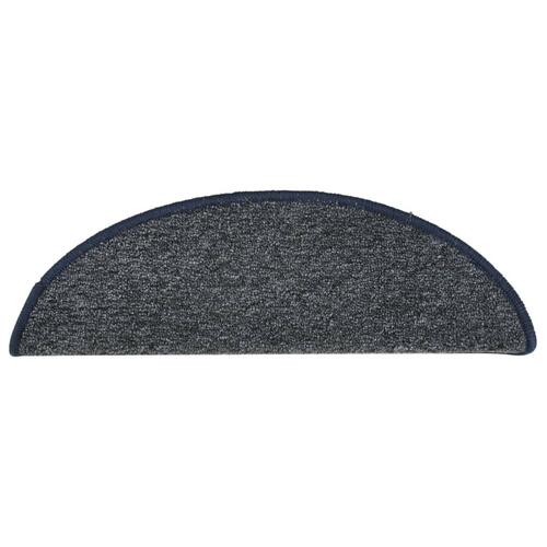 Trappemåtter 15 stk. 56x17x3 cm Mørkeblå