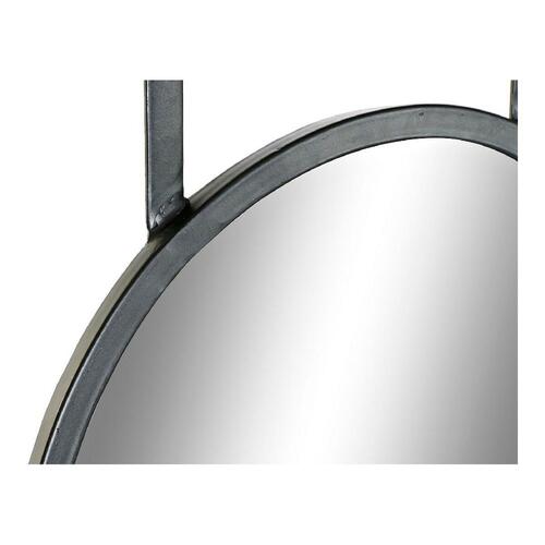 Vægspejl Sort Metal Gran Spejl (80 x 15 x 20 cm)