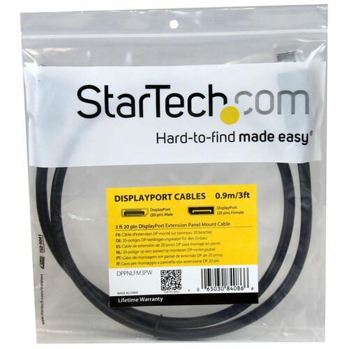 DisplayPort-kabel Startech DPPNLFM3PW