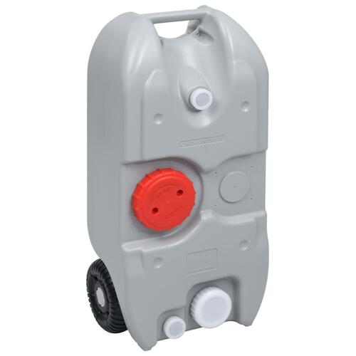 Transportabelt campingtoilet og vandbeholder