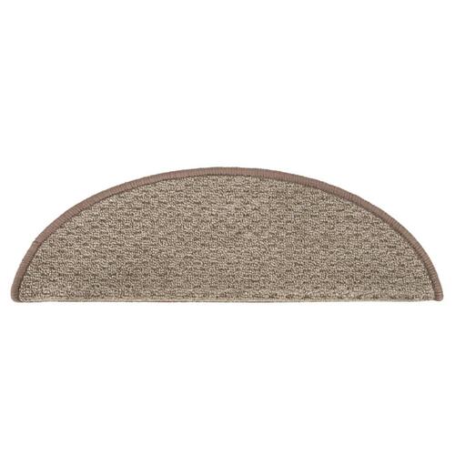 Trappemåtter 15 stk. 65x25 cm brun