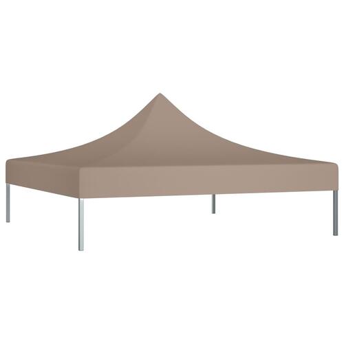 Tag til festtelt 3x3 m 270 g/m² gråbrun
