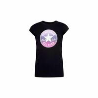 Børne Kortærmet T-shirt Converse Chuck Patch GFX Sort 10-12 år