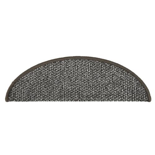 Trappemåtter 15 stk. 56x17x3 cm Antracitgrå