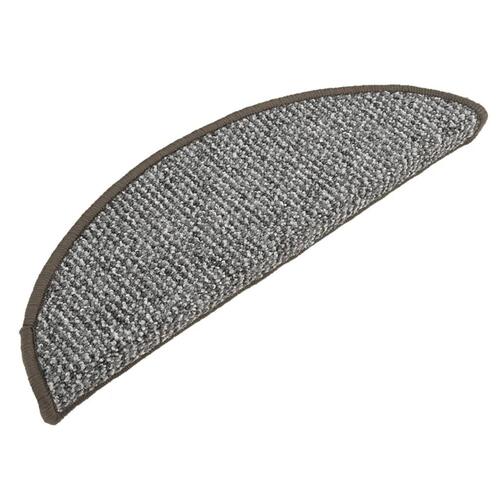 Trappemåtter 15 stk. 56x17x3 cm grå