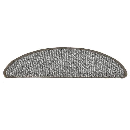 Trappemåtter 15 stk. 56x17x3 cm grå