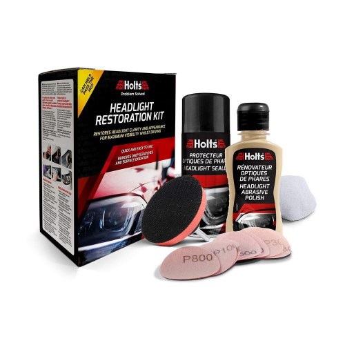 Forlygte-restaurering kit Holts - Restaurering af forlygter
