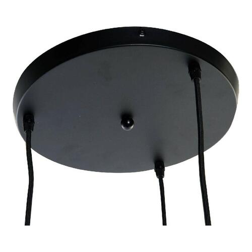 Loftslampe Hvid Sort Metal Krystal 220 V (40 x 40 x 80 cm)