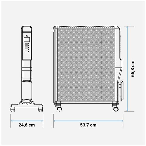 Radiator Universal Blue 4020B UCRM9004 Sort 2000 W