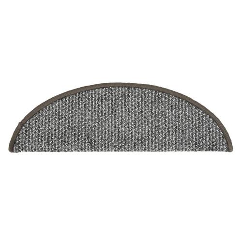 15 stk. trappemåtter 65x21x4 cm grå