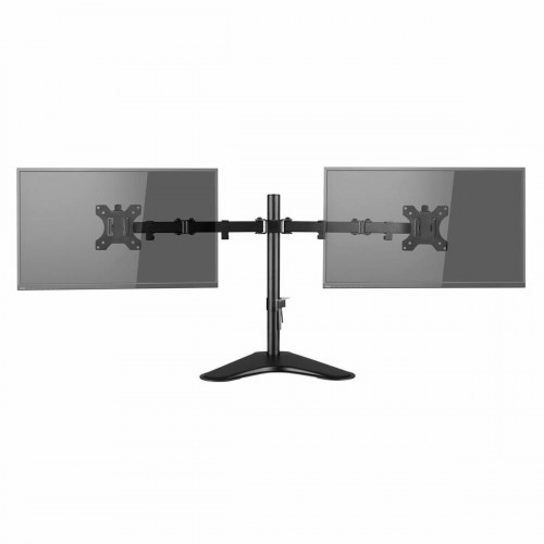 V7 DS2FSD-2N skærmholder til bord - dobbelt, op til 32", sort