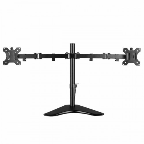 V7 DS2FSD-2N skærmholder til bord - dobbelt, op til 32", sort