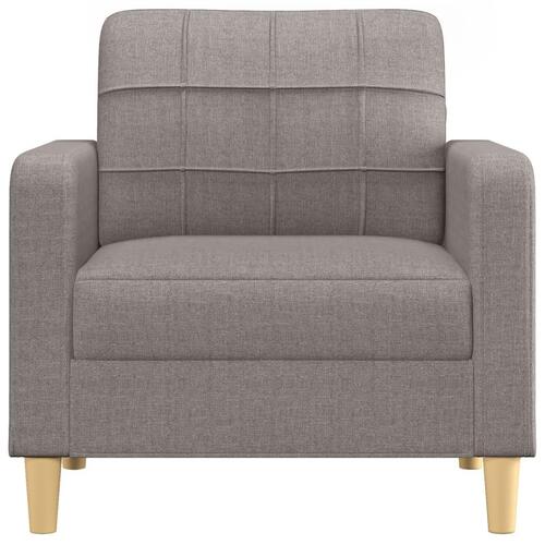 Lænestol 60 cm stof gråbrun