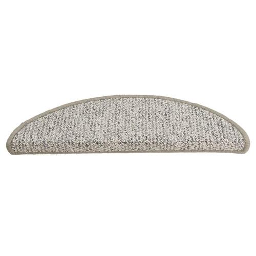 Trappemåtter 15 stk. 65x25 cm lysegrå