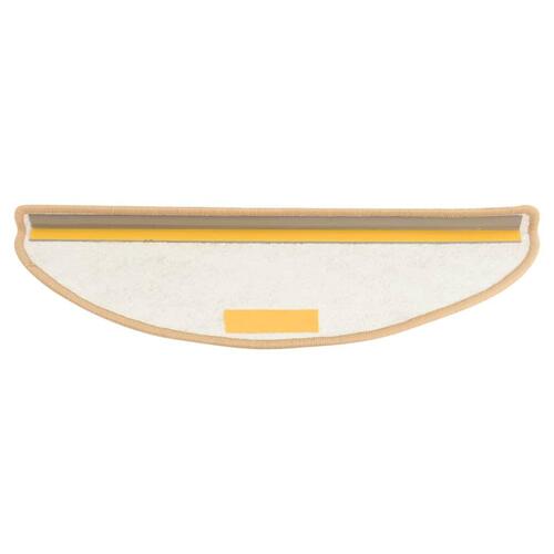 Trappemåtter 15 stk. 65x25 cm lysebrun
