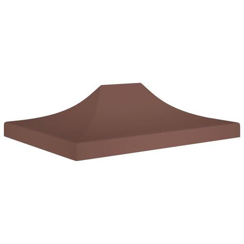 Tag til festtelt 4,5x3 m 270 g/m² brun
